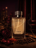 Artinz LAMEIS perfume bottle with rose petals, saffron and black pepper